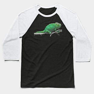 Low Poly Chameleon Baseball T-Shirt